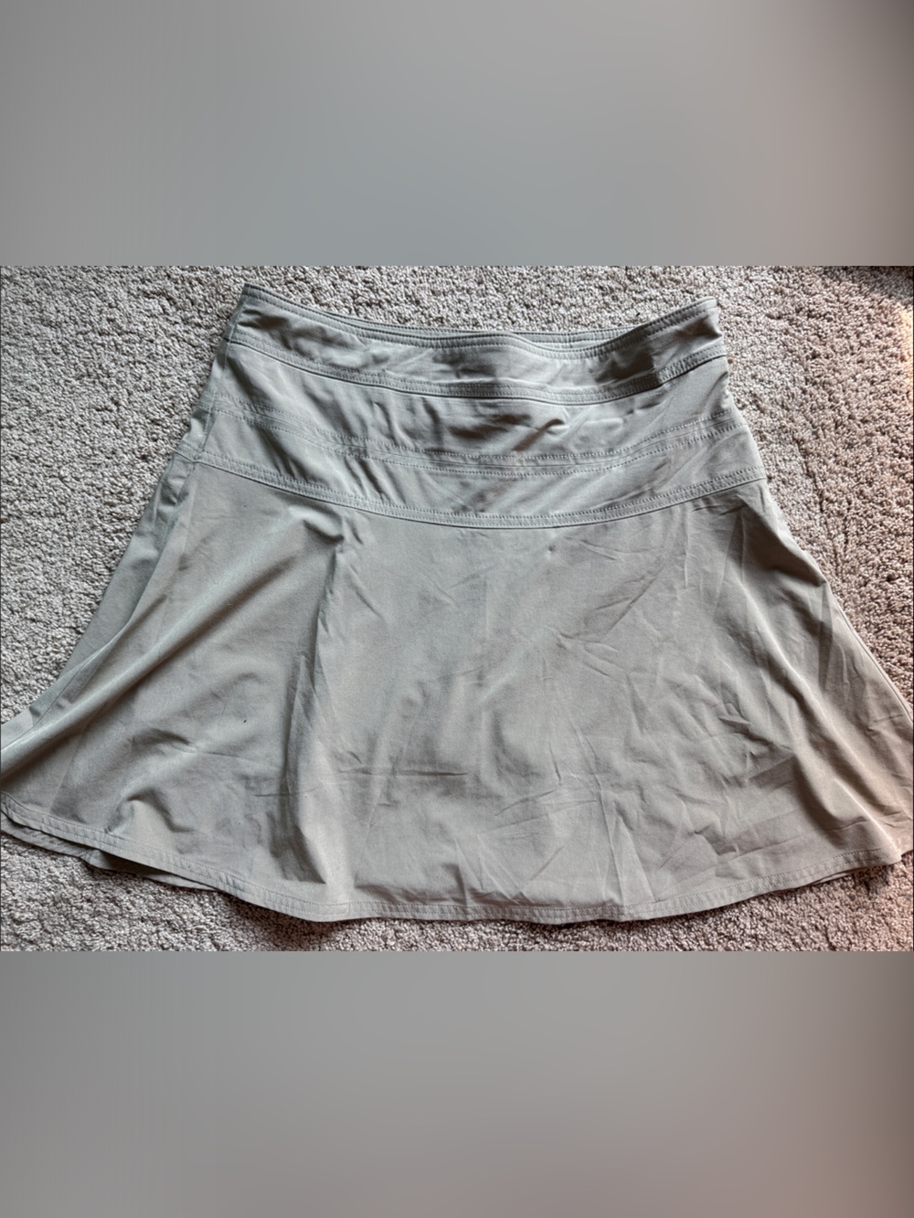 Athleta Gray A-Line Skater Skirt